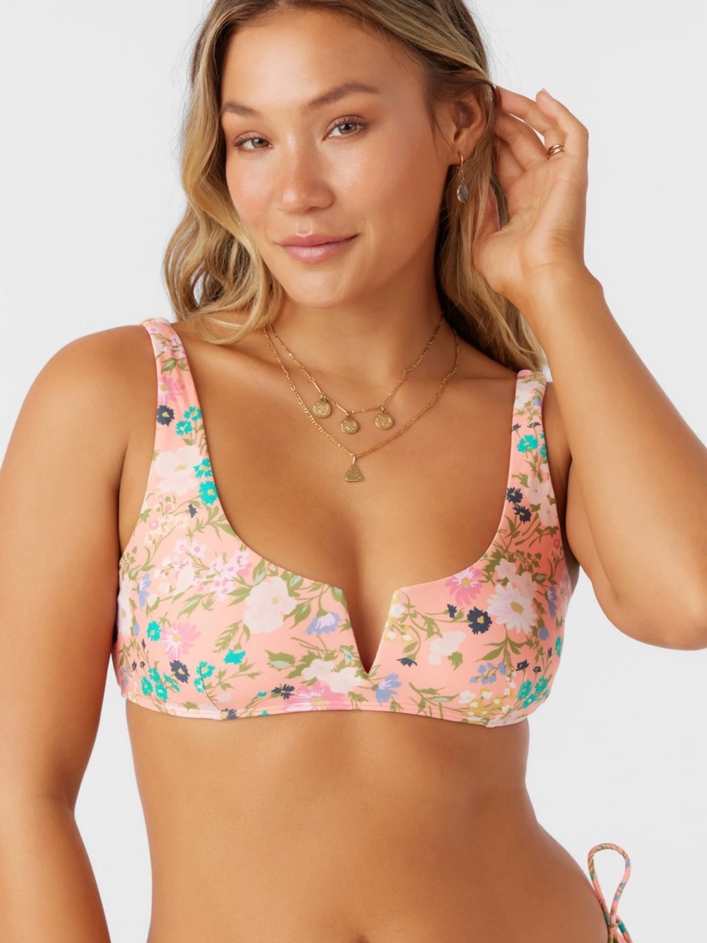 O'Neill Kelly Floral Popoyo Bralette Bikini Top